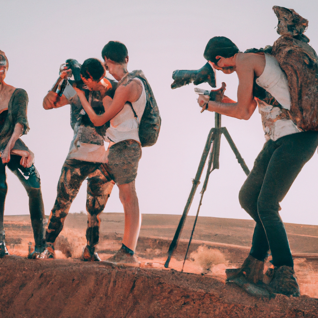 Profesyonel tur rehberleri ekip fotoğrafı
